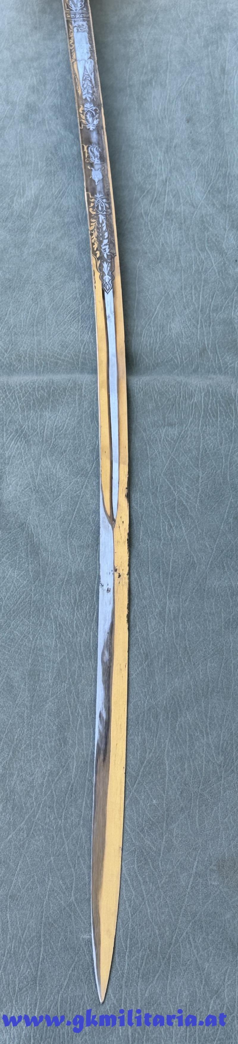 k.u.k. Beamtensäbel M1889 mit Klingenätzung!!