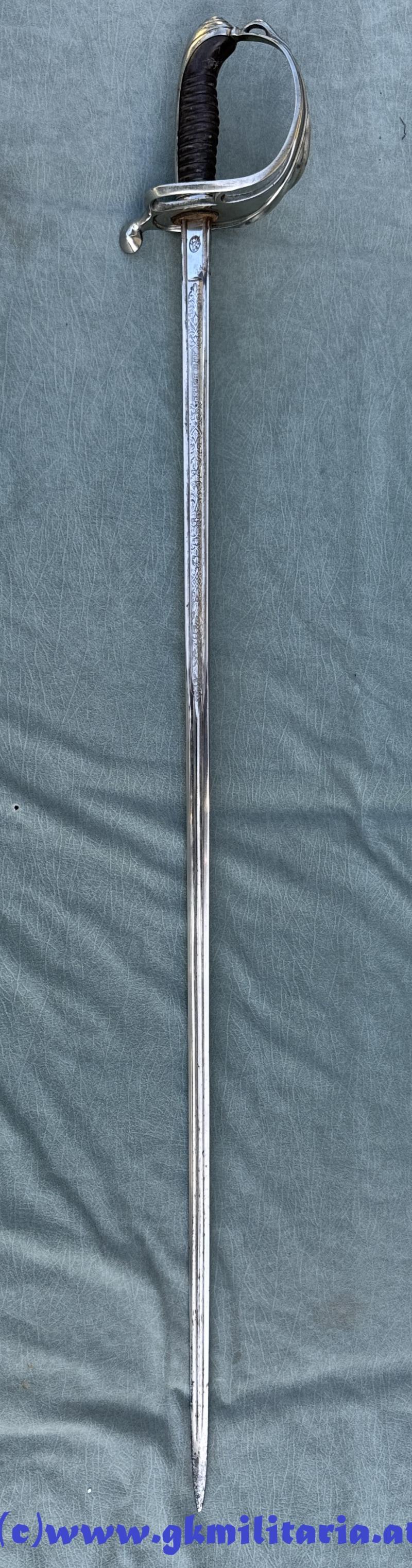 Frankreich, Infanterie Offiziers Säbel Modell 1882 !!