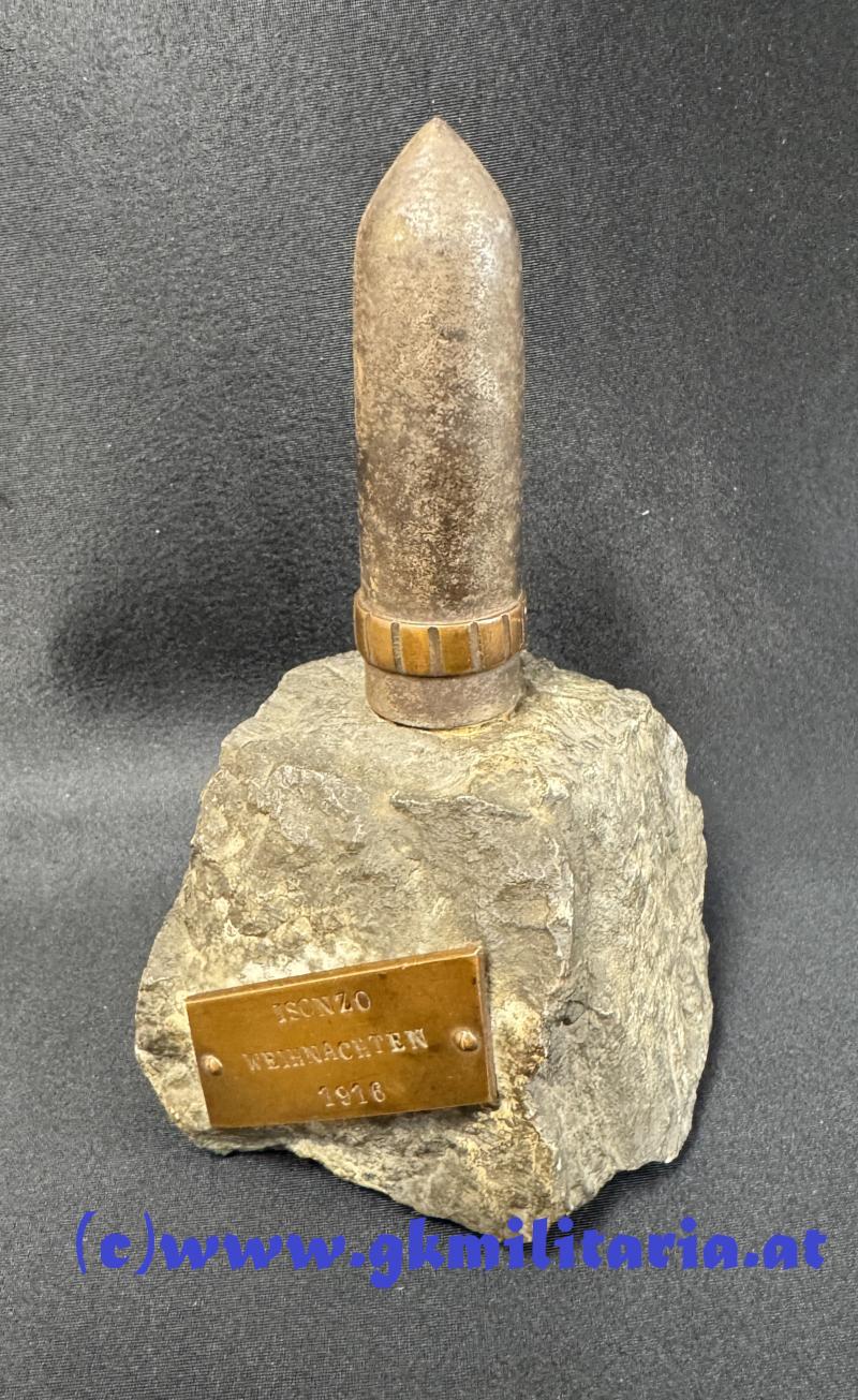 k.u.k. Andenkenstein - ISONZO Weihnachten 1916 - Karstfront!!