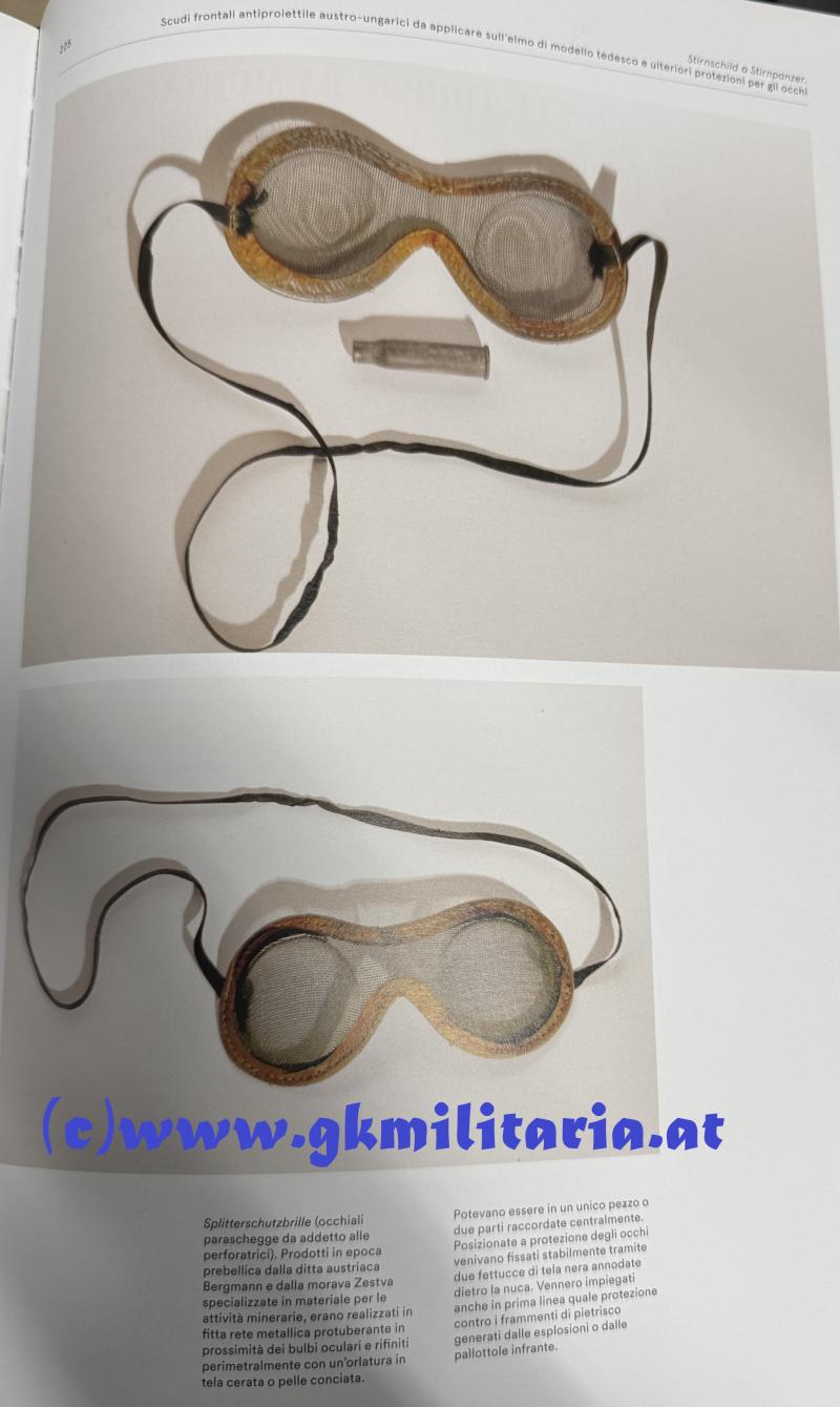 k.u.k. Splitterschutzbrille!!