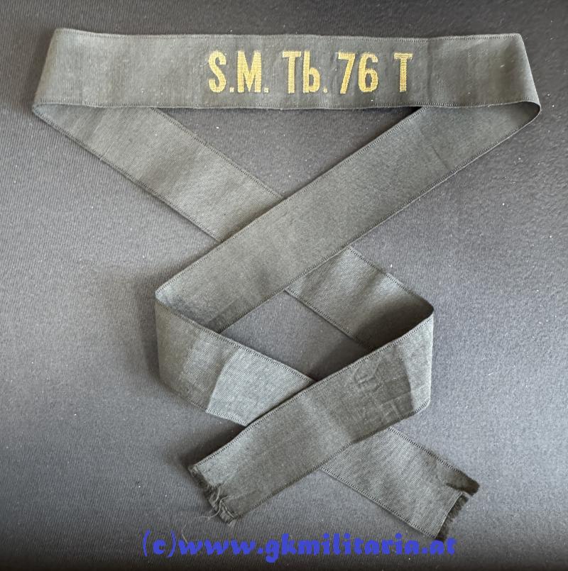 k.u.k. Kriegsmarine - Mützenband Matrosen u. Unteroffiziere 