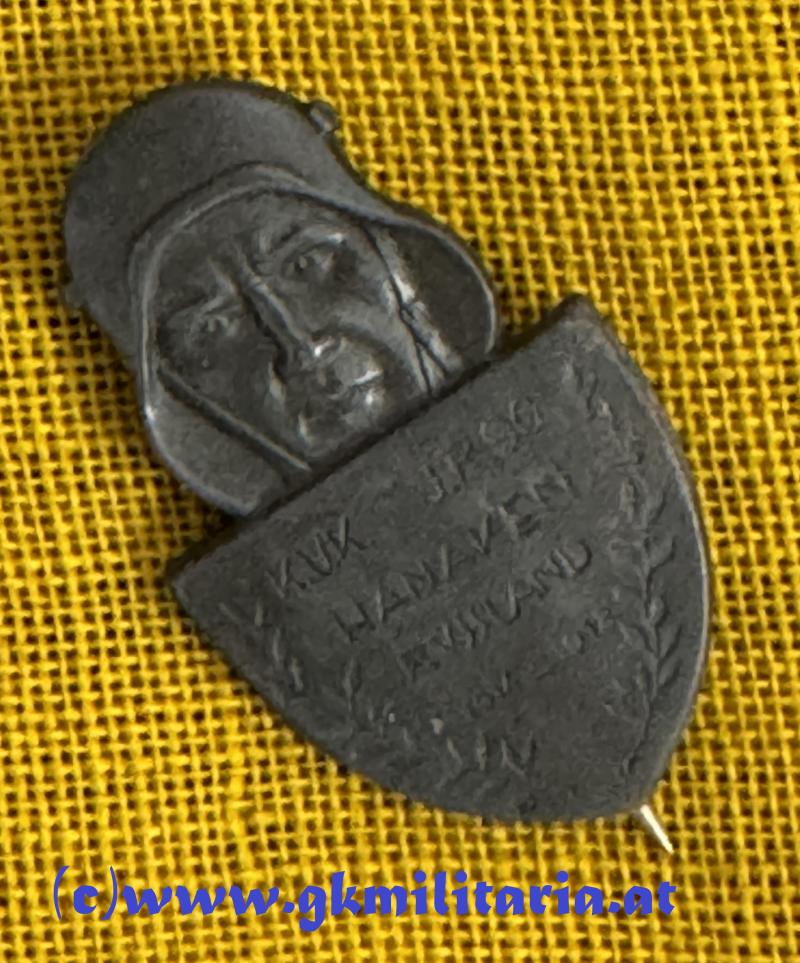 k.u.k. Kappenabzeichen Infanterie-Regiment Nr. 90 - HANAKEN RUSSLAND 1914-1918! - RAR!!