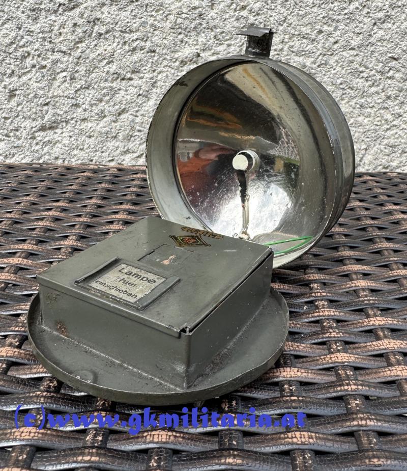 k.u.k. Taschenlampe (Signallampe) !!