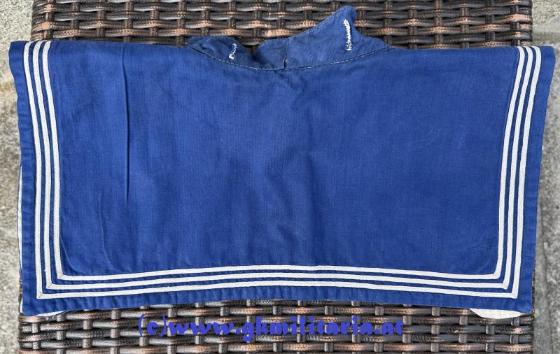 k.u.k. Kriegsmarine - blauer Kragen zum weißen Hemd für Matrose Oberndorfer  