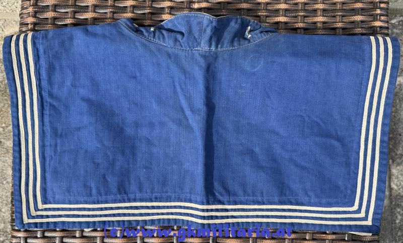 k.u.k. Kriegsmarine - blauer Kragen zum weißen Hemd für Matrose Cablik 