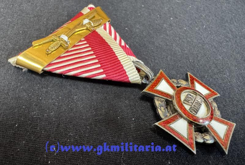 k.u.k. Militärverdienstkreuz 3. Klasse mit KD & Wiederholungsspange mit Schwertern!