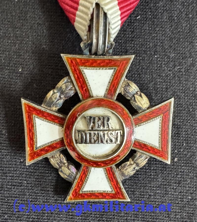 k.u.k. Militärverdienstkreuz 3. Klasse mit KD & Wiederholungsspange mit Schwertern!
