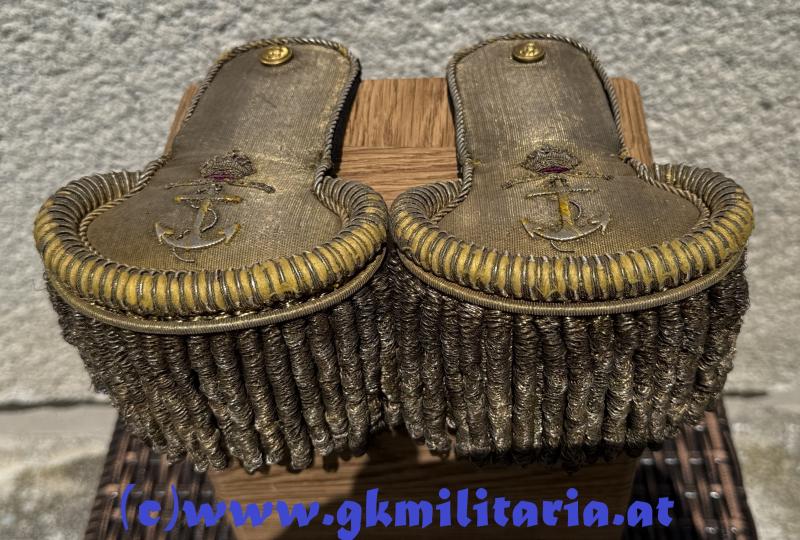 k.u.k. Kriegsmarine - Epauletten für Stabsoffiziere!!