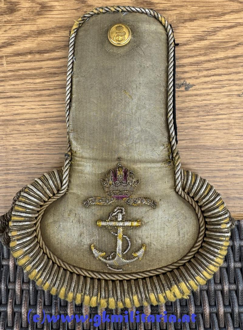 k.u.k. Kriegsmarine - Epauletten für Stabsoffiziere!!