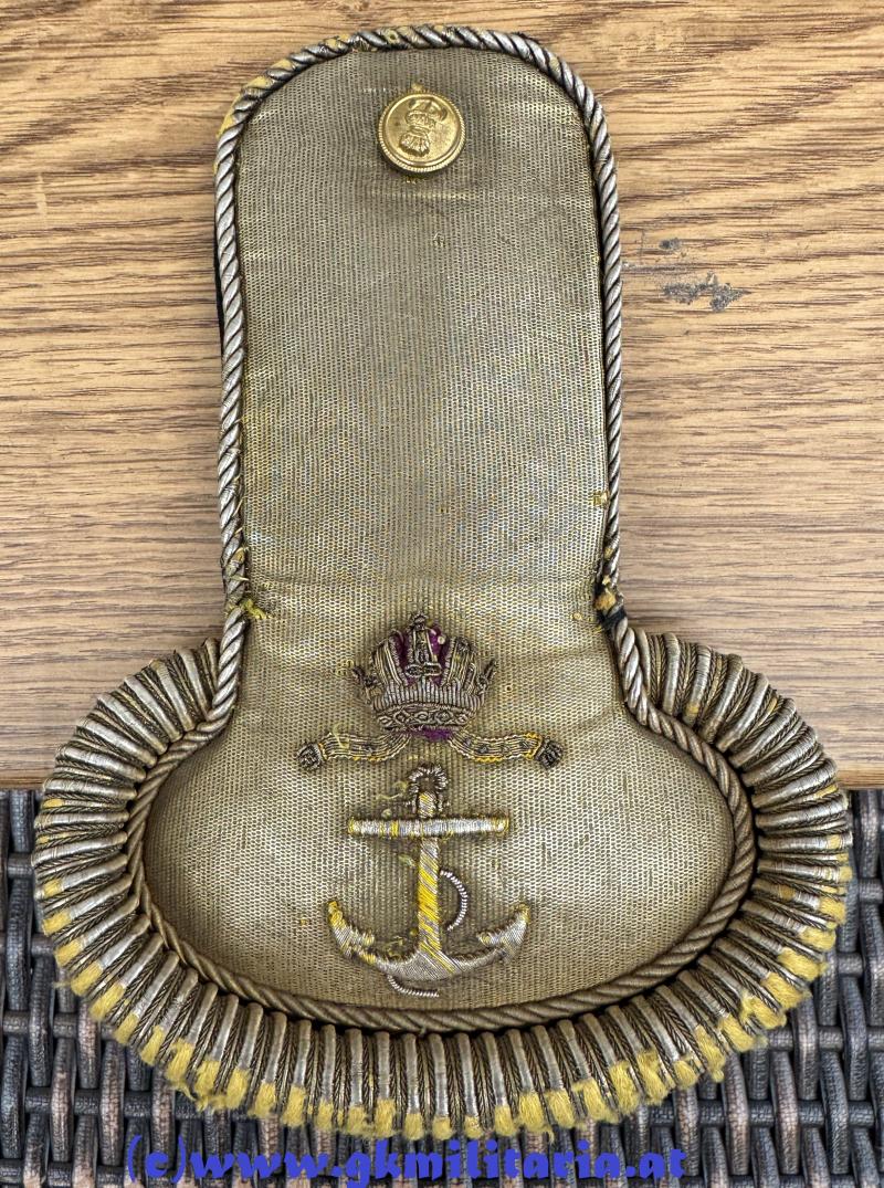 k.u.k. Kriegsmarine - Epauletten für Stabsoffiziere!!