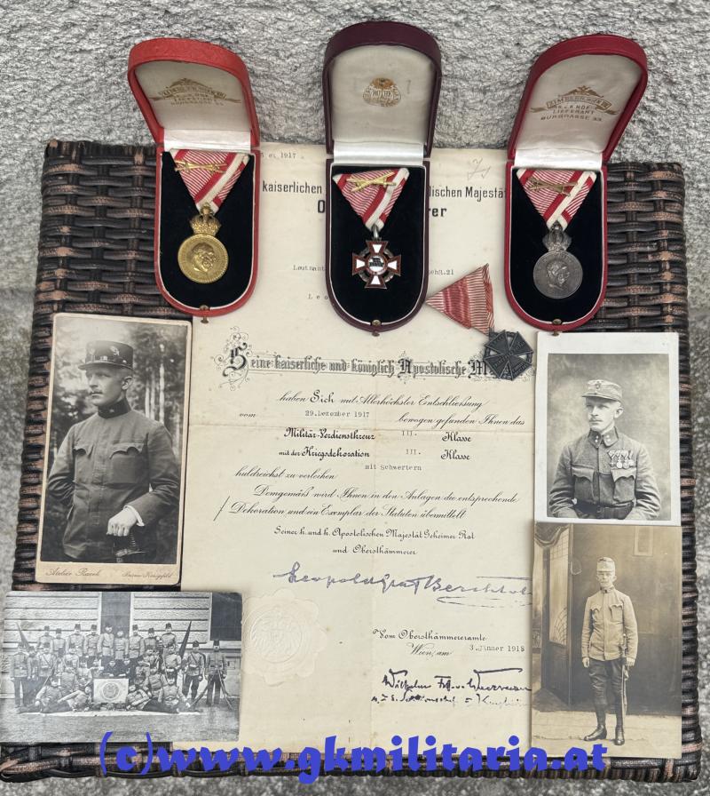 k.u.k. Nachlass Oberleutnant Leopold FIALA Schützen-Regiment St. Pölten Nr. 21 !!