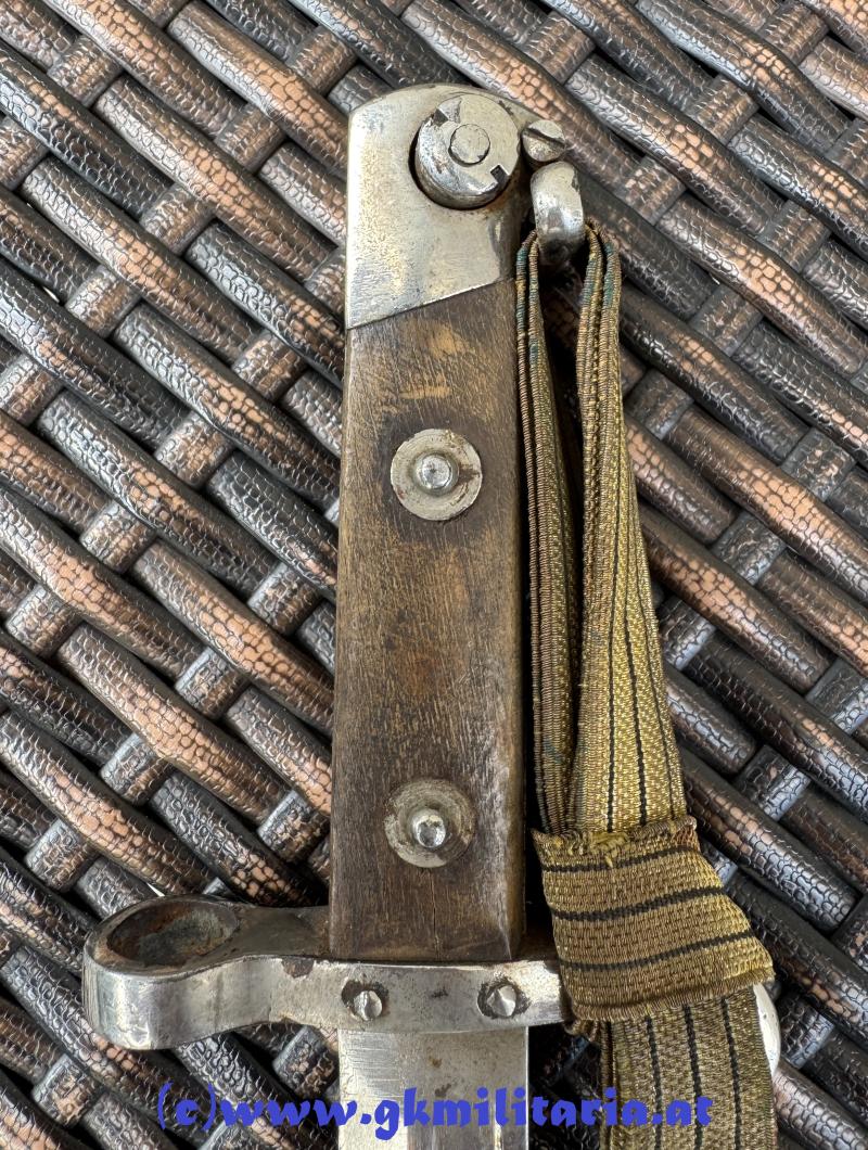 k.u.k. Bajonett M95 Offiziere mit Portepee Kaiser Karl I. aus dem Nachlass Leopold FIALA Schützenregiment Nr.21!!