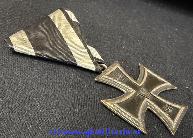 Preussisches Eisernes Kreuz 2. Klasse 1914 !! Österr. Dreiecksband!