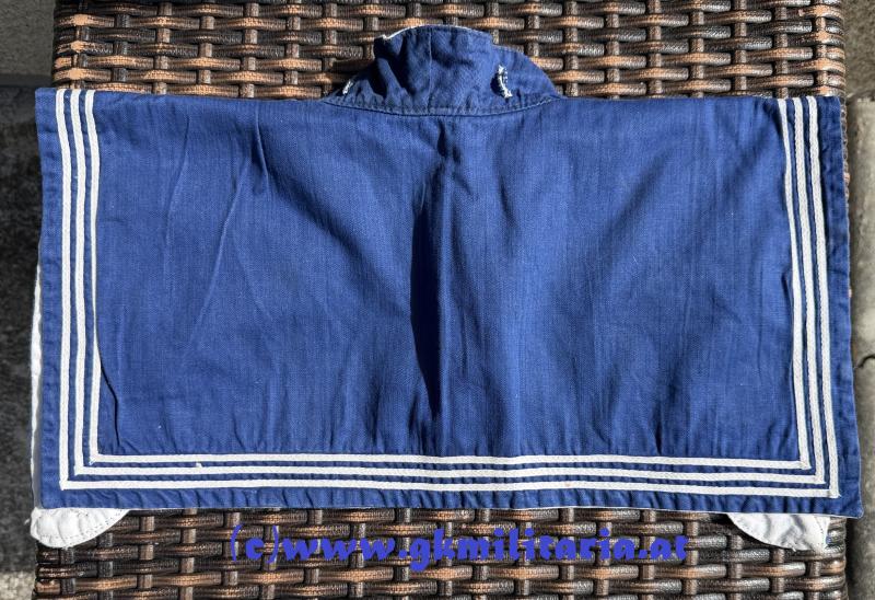k.u.k. Kriegsmarine - blauer Kragen zum weißen Hemd für Matrosen -