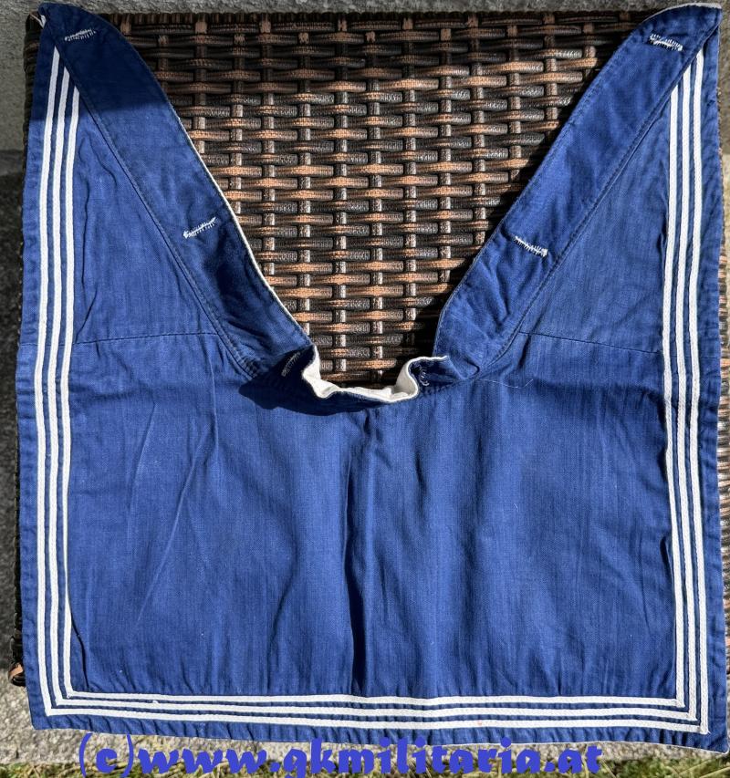 k.u.k. Kriegsmarine - blauer Kragen zum weißen Hemd für Matrosen -