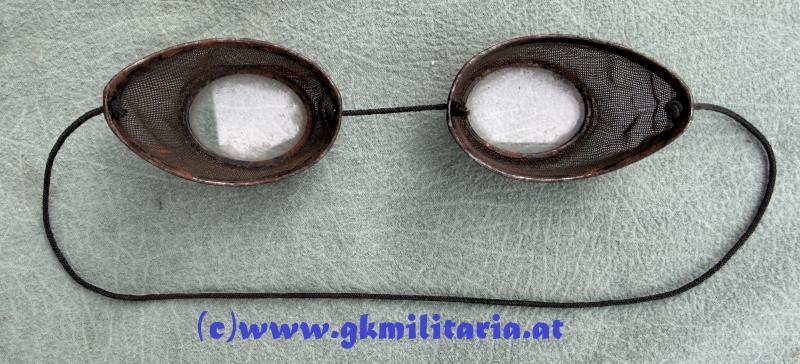 k.u.k. Schutzbrille Splitterschutz!!