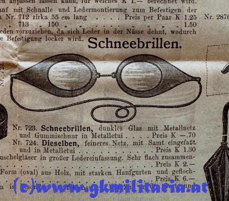 k.u.k. Schutzbrille Splitterschutz!!