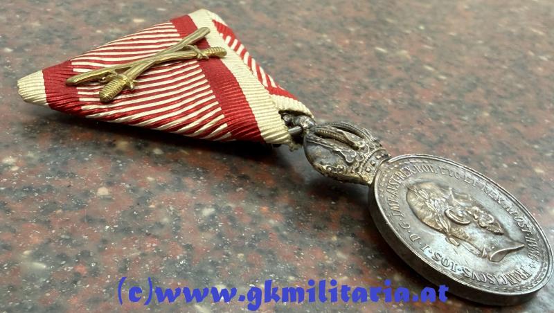 k,u,k. Silberne Militärverdienstmedaille Kaiser Franz Josef I.