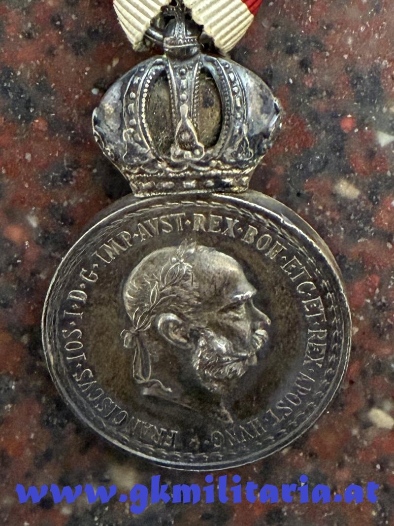 k,u,k. Silberne Militärverdienstmedaille Kaiser Franz Josef I.