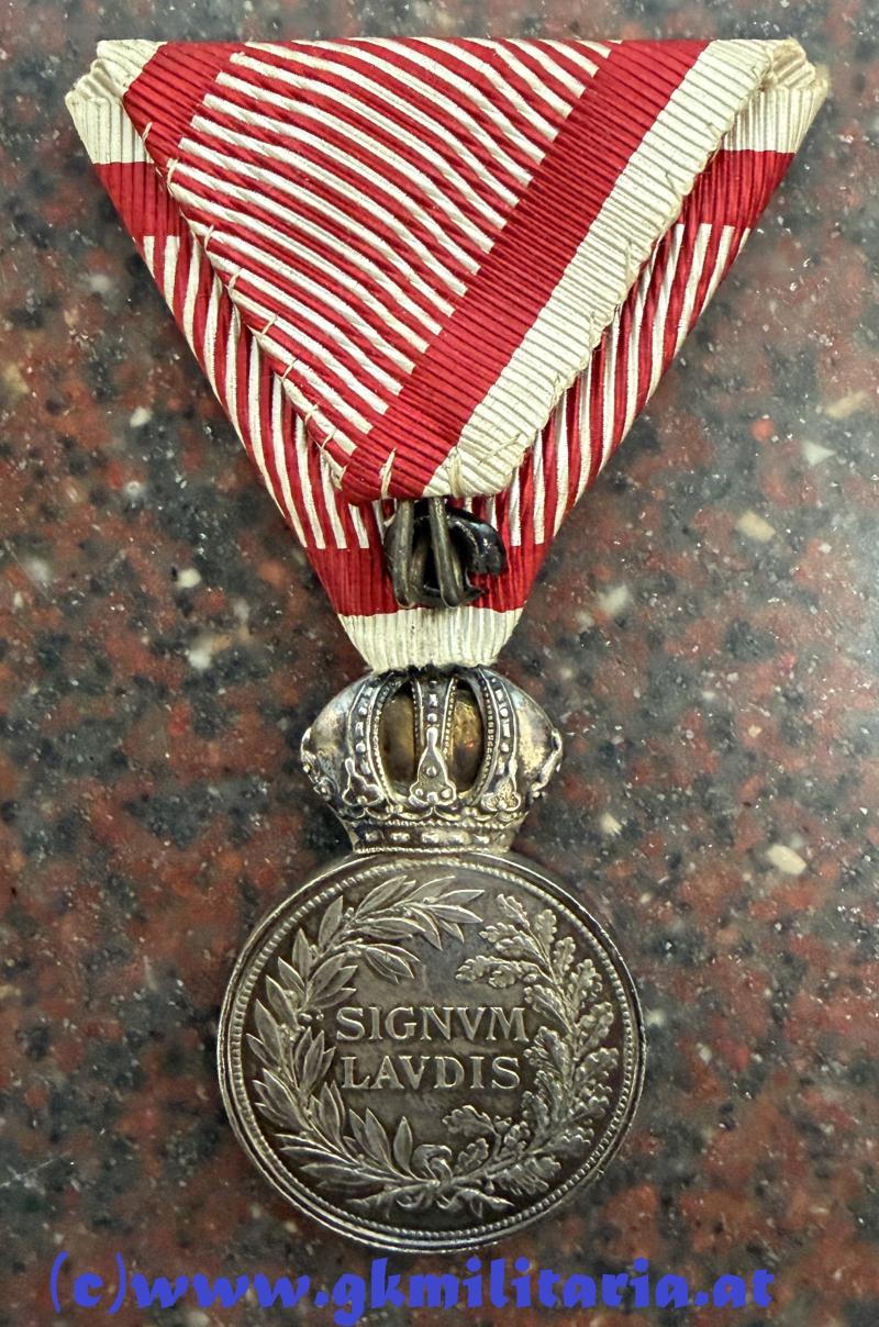 k,u,k. Silberne Militärverdienstmedaille Kaiser Franz Josef I.