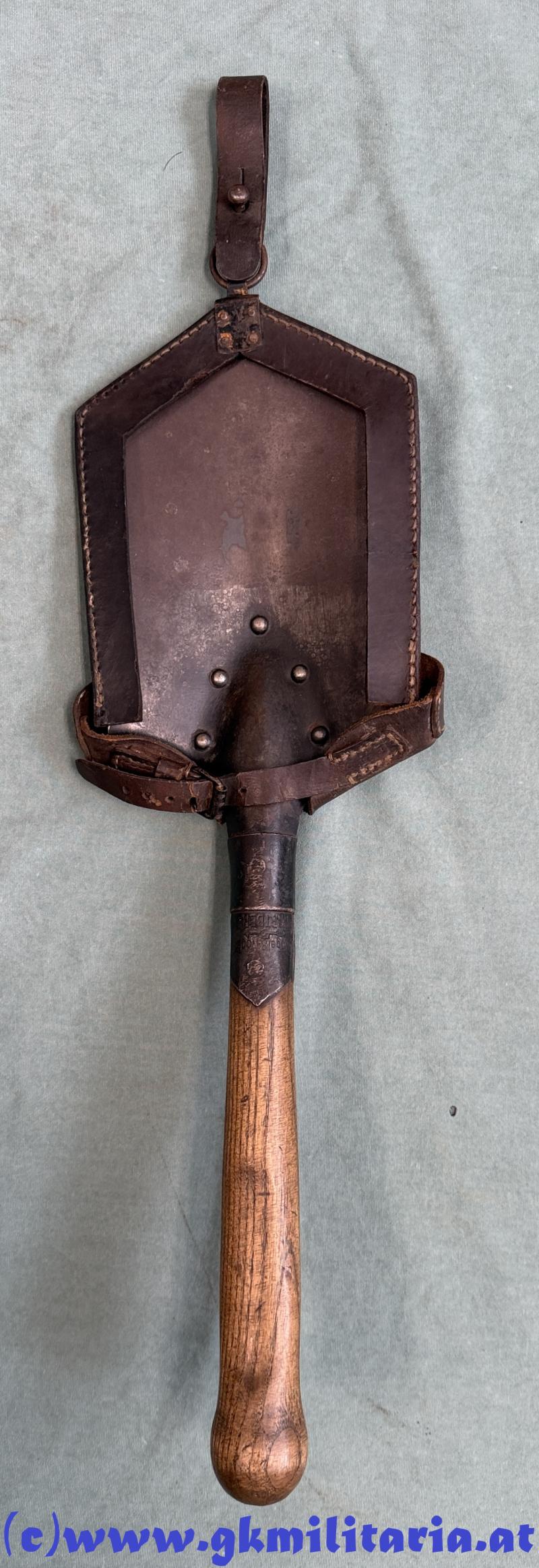 k.u.k. Infanteriespaten M1910 im Futteral!!
