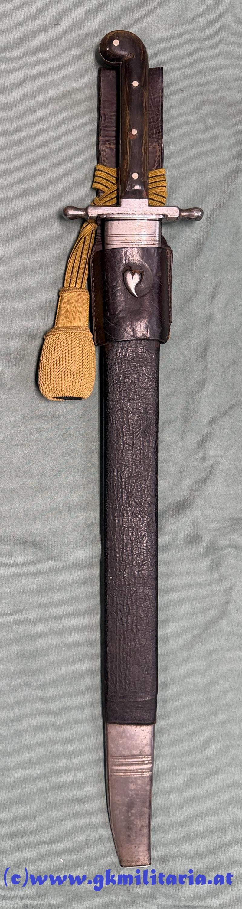 k.u.k. Pionier-Mannschaftssäbel Muster 1853 Variante einer schmalen und personalisierten Unteroffiziers- bzw. Kadettenausführung! - TOP!!