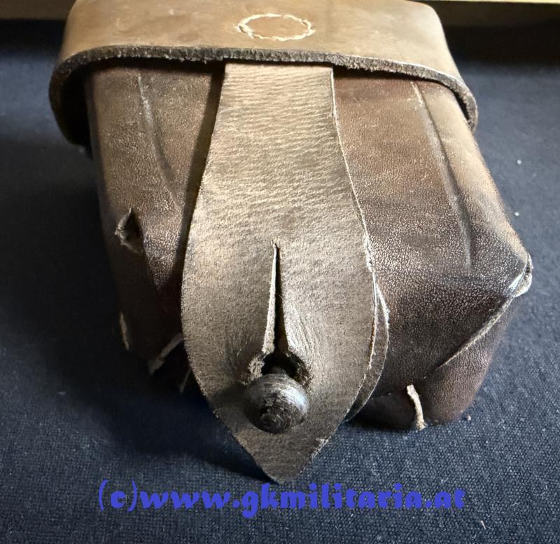 k.u.k. Patronentasche zum Karabiner M95 - MD-Stempel und Einheitsstempel Infanterie-Regiment Nr. 14 St. Pölten!!