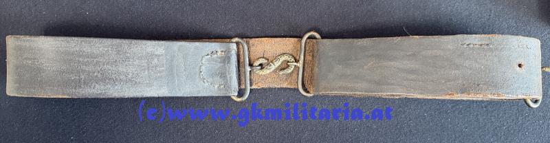 k.u.k. Kriegsmarine Leibriemen (Schlangengürtel) M1891 !!