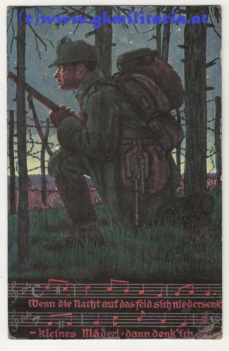 Regimentskarte - k.u.k. Infanterie Regiment Hoch & Deutschmeister Nr. 4!!