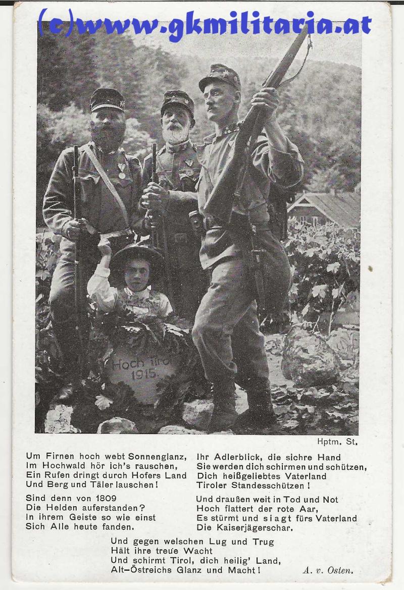 Karte k.u.k. Kaiserjäger - 