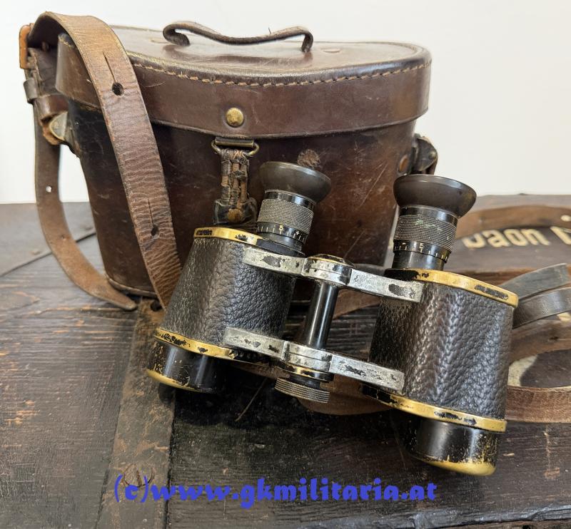 k.u.k. Armeefeldstecher M.11 Z. 6-fach ZEISS KAROLY - GYÖR - mit Strichplatte!!