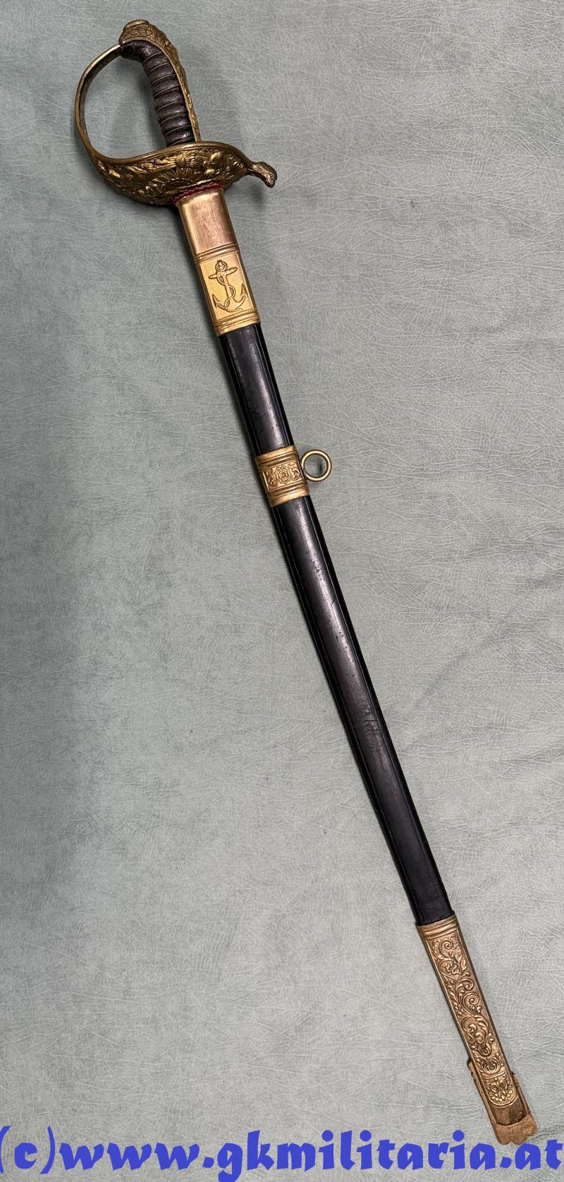 k.u.k. Kriegsmarine Säbel M1850/71 für Offiziere!!