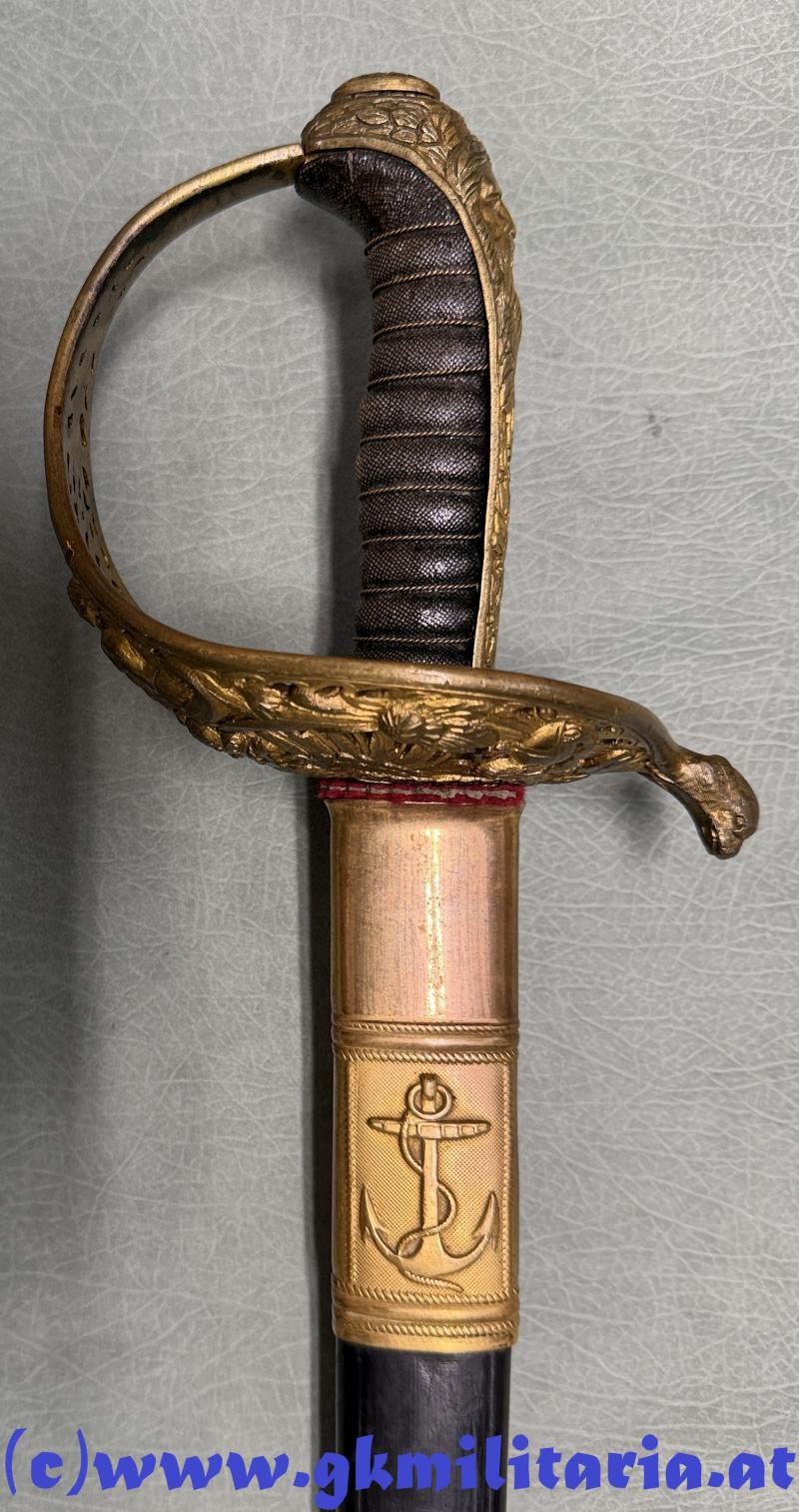 k.u.k. Kriegsmarine Säbel M1850/71 für Offiziere!!