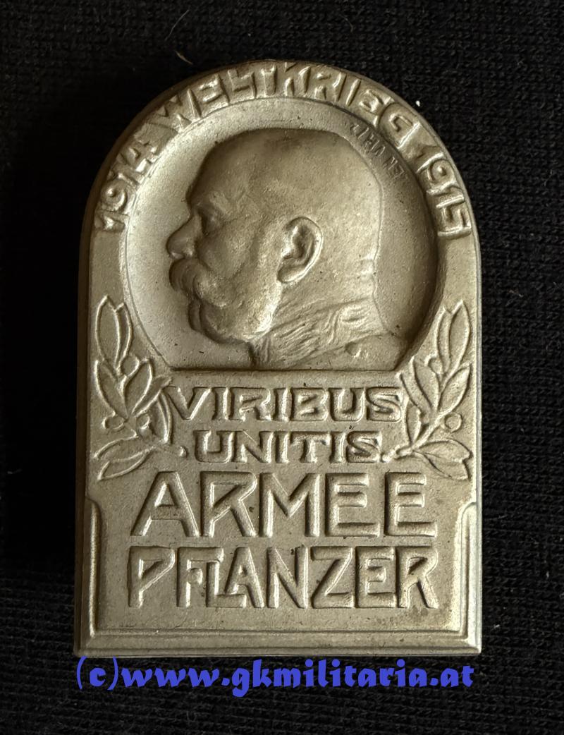 k.u.k. Kappenabzeichen Armee Pflanzer - MINT !!
