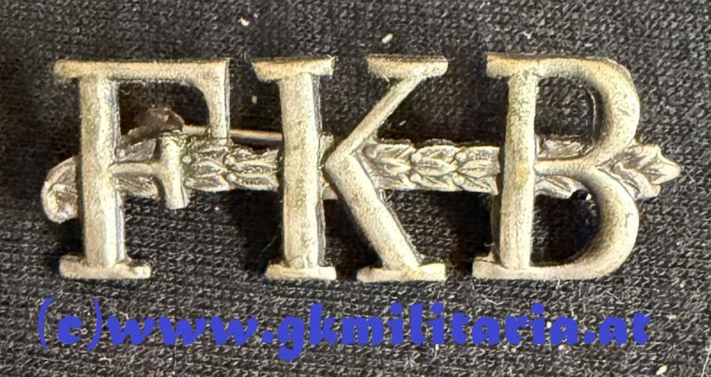 k.u.k. Kappenabzeichen - F.K.B. - Feldkanonen-Batterie !!