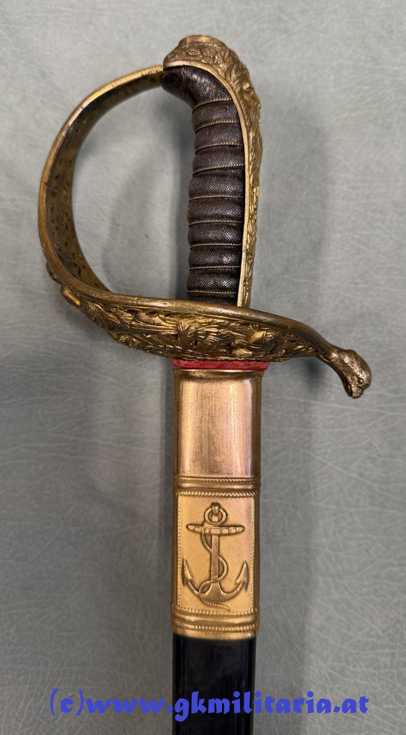 Weitere Fotos - k.u.k. Kriegsmarine Säbel M1850/71 für Offiziere!!