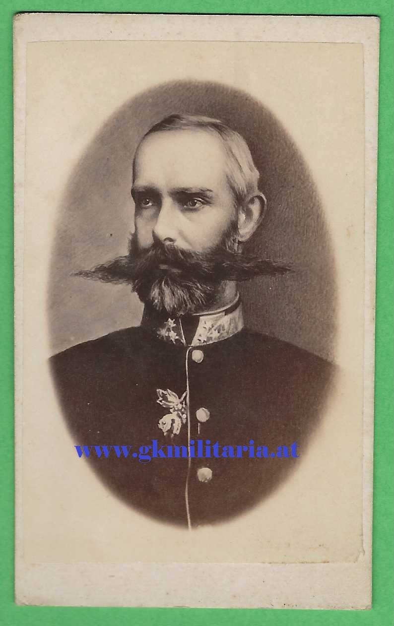 Portrait Erzherzog Rainer Goldenes Vlies CdV 1860!