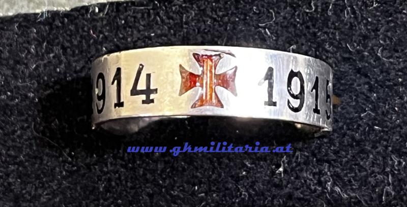 k.u.k. Patriotischer Ring - Rotes Kreuz 1914-1915 - SILBER!