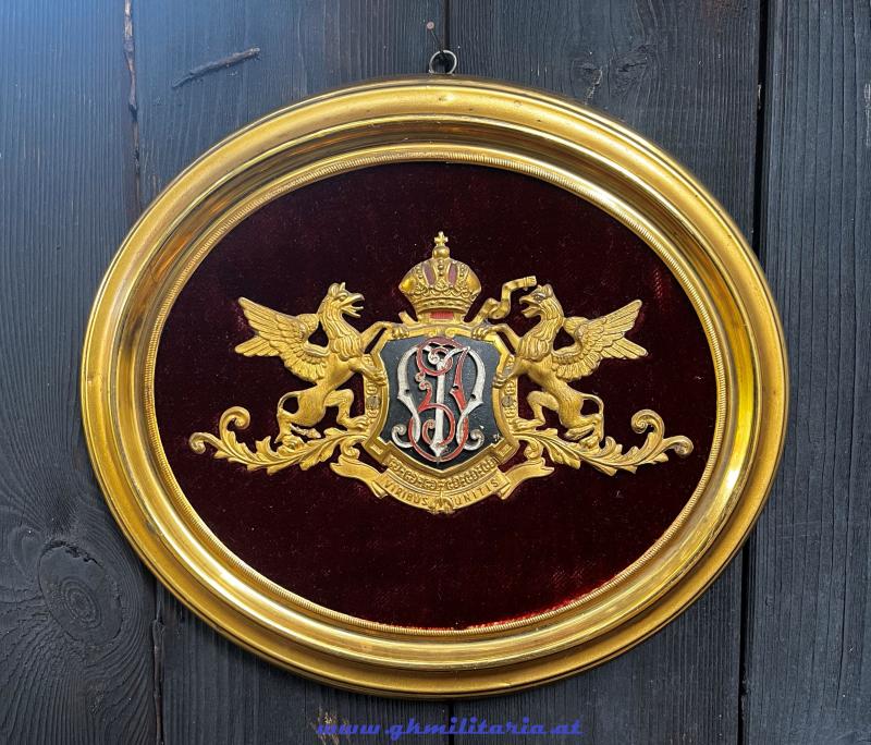 k.u.k. Kaiserliches Wappen für k.k. Hoflieferanten J.M. !!
