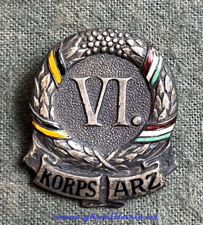 k.u.k. Kappenabzeichen VI. Korps ARZ!