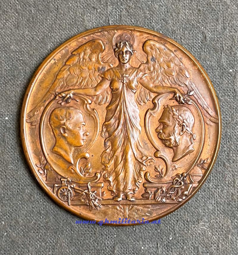 k.u.k. Medaille Kaiser Franz Josef I. - Jubiläumsausstellung Wien 1898!