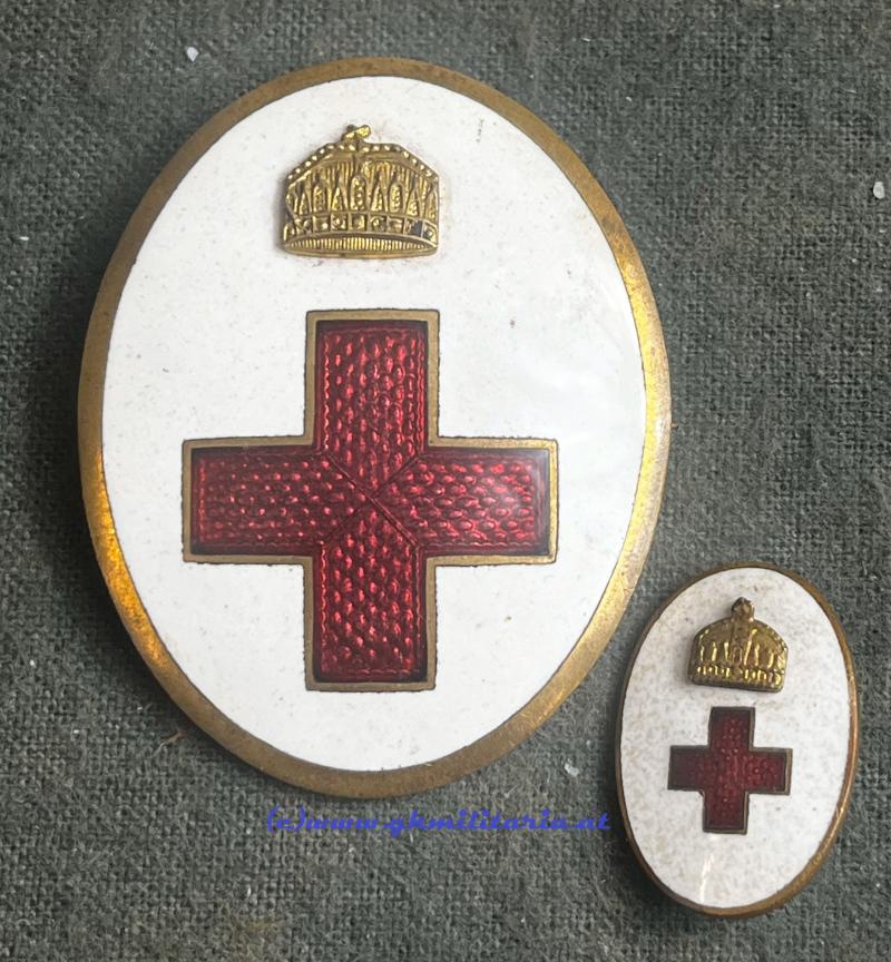 Abzeichen Rotes Kreuz ungarische Krankenschwester mit MINIATUR!